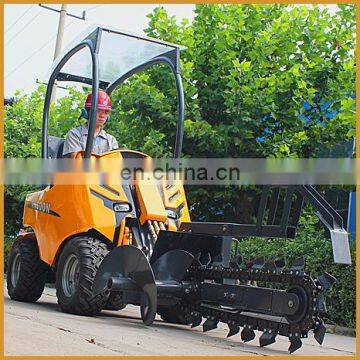Multi Purpose Farm Mini Tractor Backhoe Front End Loader for Sale photo-3