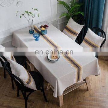 Luxury Classical Embroidered Table Runner Waterproof Simulation Geometric Tablecloth Rectangular Coffee Table Tablecloth photo-5