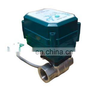 Smart Irrigation Valve Wifi Automatic Shut off Smart Valve Stainless Steel Brass BSP NPT Motorized Flow Control Valve photo-2