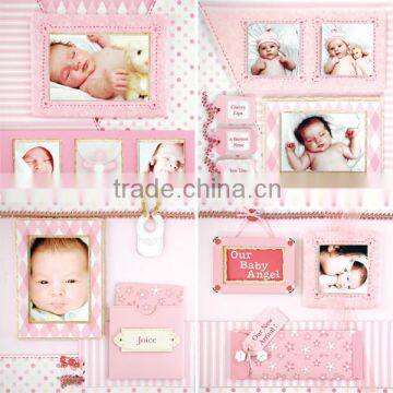 DIY Craft Set Special Moments Baby Girl Scrapbook Kit photo-2