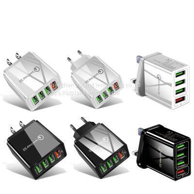 Quick Charge 3.0 4.0 USB Charger 3.1A Fast Wall Mobile Phone Charger For 4 Ports Adapter QC 3.0 Charger Wholesale photo-5