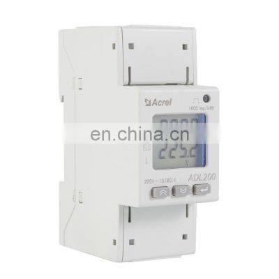 din rail single phase energy meter ADL200-C for EV charging station CE approved