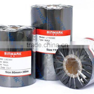 SINMARK 60mmX300m Eco-friendly Design Thermal Wax Resin Ribbon TTR Ribbon photo-2