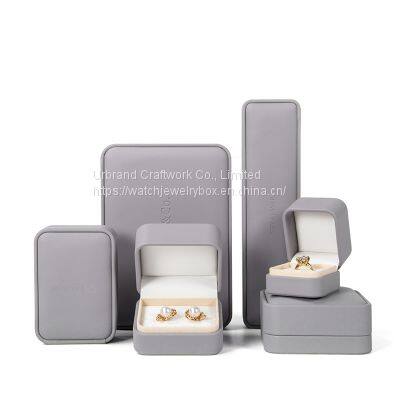 Wholesale factory price high-end rounded Pu bracelet ring pendant bracelet jewelry box jewelry packaging box