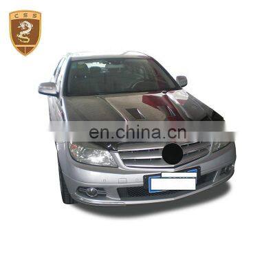 Newest Carbon Fiber Car Bonnet Engine Hood For Mercede Bens C Class W204 2008-2013 photo-2