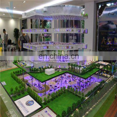 High quality 3D maquette , commercial building interior layout model maker