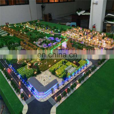 4d landscape model for master planning , location scale model