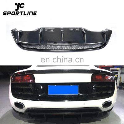 Car Bumper Carbon Fiber Rear Lip for Audi R8 GT V8 V10 Coupe 10-15