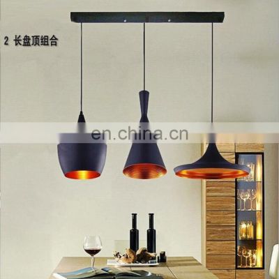 Modern minimalist creativity 3 heads Aluminum pendant light for decorate