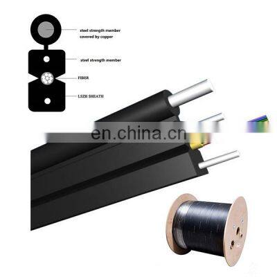GJXH GJXCH 1,2,4,6,8,12 Cores FTTH Flat Indoor/outdoor Fiber Optic Cable Drop Cable photo-3