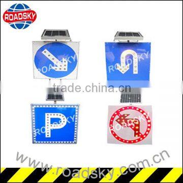 Metal Solar Traffic Led Signs Boards