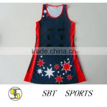 Latest Netball DressDigital Print Custom Sublimation Uniform