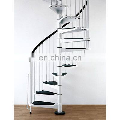 Stainless Steel Glass Modern Spiral Staircases