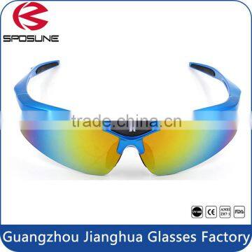 Good price in stock custom logo outdo sport cycling glasses UV400 lens