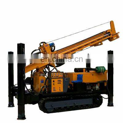 Crawler type water well drilling rig machine drilling equipment