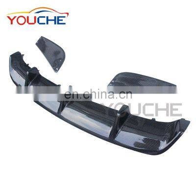 R style carbon fiber rear diffuser for mercedes benz CLA class W117 pre facelift sport edition 2013-2015