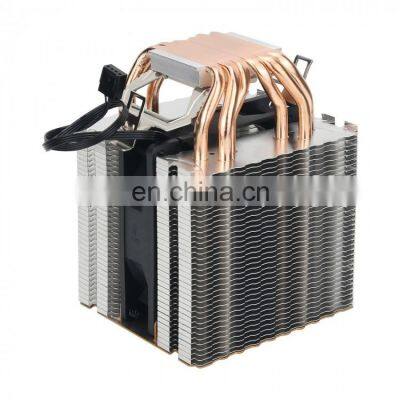 90mm Heat Pipe 6 Heatpipe Desktop Computer CPU Cooler Fan Bracket Ultra Quiet Heatsink for Intel 1156/1155/1150/775