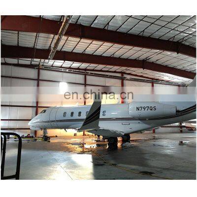 Light Weight Flexible Prefab Steel Structural Warehouse Storage Aircraft Hangar