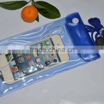 Full protective pvc water resistant bag with earphones