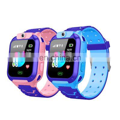 Q12B kids smartwatch SOS baby wrist watch smart with smart alarm and touch screen