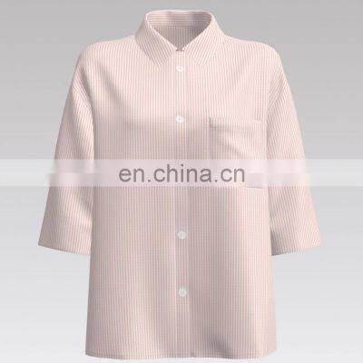 Популярный дизайн с узором из шелковых полосок для офисной одежды с двумя цветовыми схемами photo-4