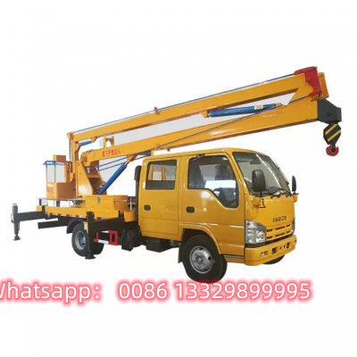 Japan Brand ISUZU 14M-16M Hydraulic Aerial Working Platform Truck for Sale