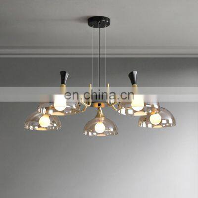 Nordic Bubble Glass Chandelier Modern Simple Creative Restaurant Bar Stair Duplex Glass Chandelier photo-5
