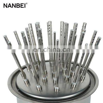 Lab Stainless Steel Glass Test Tube Bottles Glassware Air Drying Machine photo-3