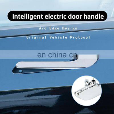 Car Outside Chrome Automatic Door Handle Opener Remote Control Intelligent Smart Electric Auto Door Handles for Tesla Model 3/Y photo-4