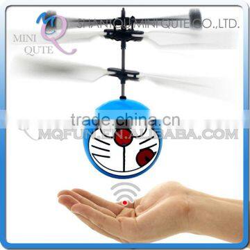 Mini Qute RC remote control flying Helicopter kawaii Anime Doraemon cartoon model plastic doll kids Electronic toys NO.XH608-3