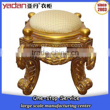 Antique Wooden Dresser Stool Bedroom Stool for Home/hotel Use photo-5