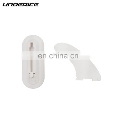 UICE White Plastic Surfboard Fin For Inflatable Paddle Board Removable Center Fins Surfing