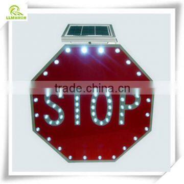 Best price customized aluminum solar led road safety sign