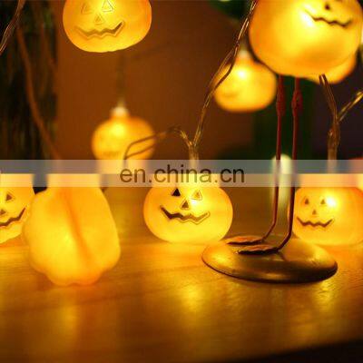 Holiday LED String Light Halloween Light White PVC Box Power Flash Item Cable Garden Color Bulb Pumpkin Lamp