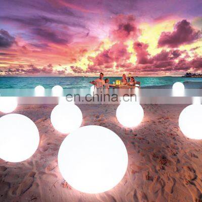 350mm Other Lights Night Floating Ball Display Light Xmas Balls With Colors Change LED Ball Light Garden