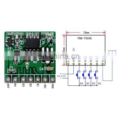 433 Mhz Rf Module Wireless Data Transmitter and Receiver 500m Max Power Time Dimensions Output Input Hours Origin Transfer Rate photo-2
