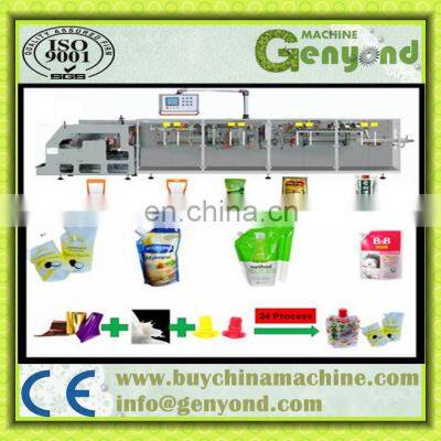 Pineapple Juice Pop Melon Seed Standing up With Spout Satchet/pouch/bag Filling Sealing Capping Packaging Machine photo-3