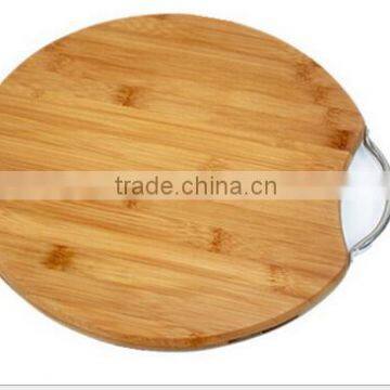 "Carbonized bamboo cutting board / chopping board with hanging "