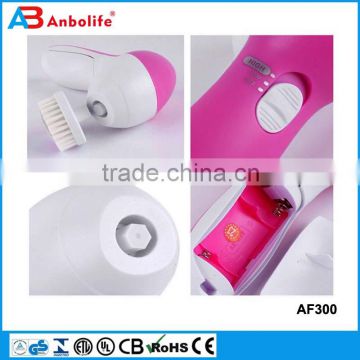 Interchangeable Attachment Washable Face Massager/Facial Brush/Lady Shaver