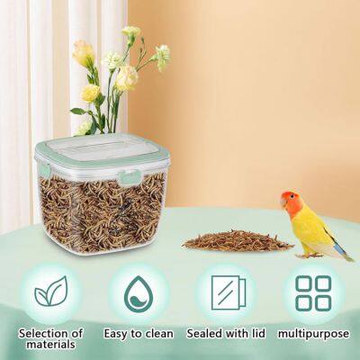 Microwave-dried Mealworms