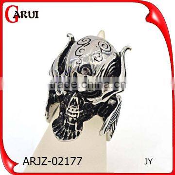 2016 fashion jewellery punk skull ring