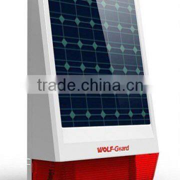 2013 New Wireless solar energy alarm siren from chinese manufacturer