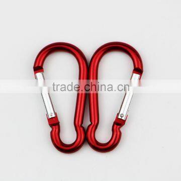 red aluminum colourful snap hook Multifunctionhiking carabiner hook