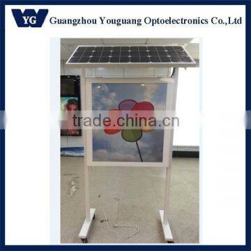 Solar Power Double-Sided Advertising LED Light Box