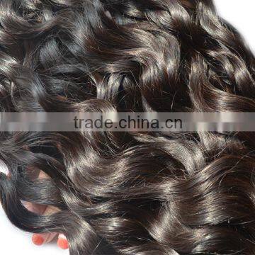 Superior human remy hair , Peruvian Natural Wave bundles with factory price                        
                                                                                Supplier's Choice