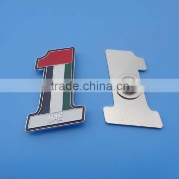 free mold new desgins No. 1 shaped UAE magnet pins