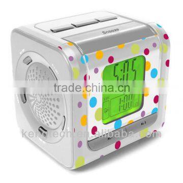 Synchronised Projector Alarm Clock Radio With LCD Display photo-6