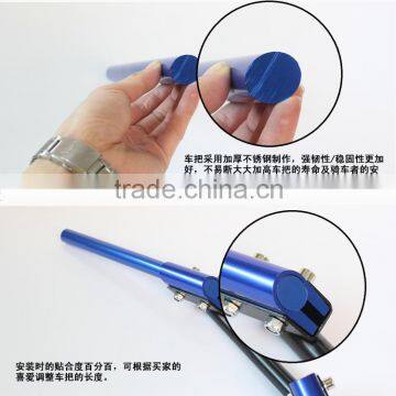 MINI Stainless Steel MOTORCYCLE Hand Bar Handle Bar Booster Bar Fat Bar MX HANDLEBAR Dirt Bike Pitbike off Road Bike HT-MT01 photo-3