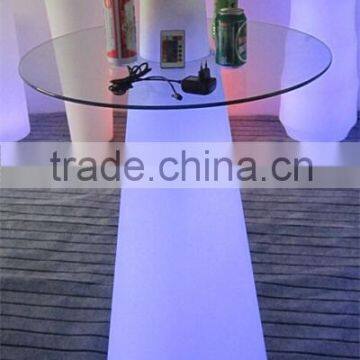 PE Plastic Bar Table with LED light and remote control YXF-5012D