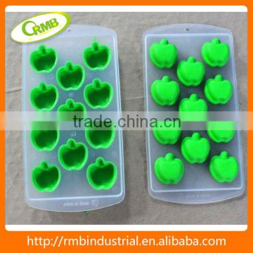 Wholesale good quality colorful silicone ice cube tray whale shape